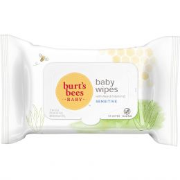 Burt's Bees Baby 20792850004157 Chlorine-Free Wipes, Bundle of 4