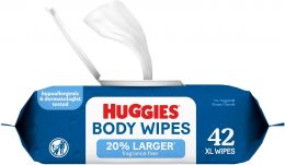 Huggies Extra Large Unscented Wipes 42 Count, Bundle of 9