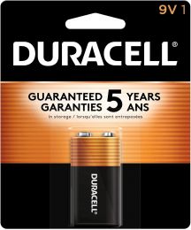 DURACELL Coppertop 9V Battery Pack of 1, 1 Count, Bundle of 3