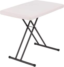 LIFETIME 80251 Adjustable Folding Laptop Table TV Tray 26 Inch