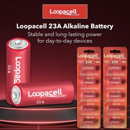 LOOPACELL A23 23A 12-Volt Alkaline Battery Pack of Pack of 10, Bundle of 3