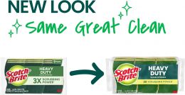 Scotch-Brite Heavy Duty Scrub Sponge Heavy Duty 9 Pack, Bundle of 3