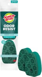 Scotch-Brite Odor Resist Heavy Duty Dishwand Refills Heavy Duty 2 Count, Bundle of 4