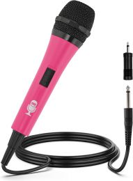 Singing Machine Wired Microphone for Karaoke, Bundle of 3