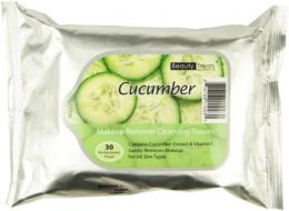 Beauty Treats Makeup Remover Cleansing Tissues (Cucumber, Bundle of 3