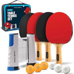 PRO-SPIN Portable Ping Pong Set with Portable