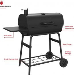 Nexgrill Premium 29" Charcoal Grill with Side Shelf