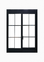 48 in. X 48 in. Black UPVC Sliding Window (Each)