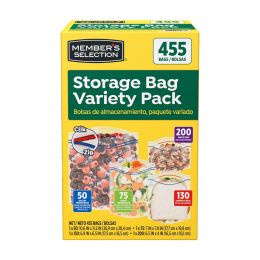 Selection Resealable Bags Variety Pack 455 Units