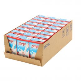 Serge Island 1 % Low Fat Milk 24 Units / 250 mL / 8.4 oz