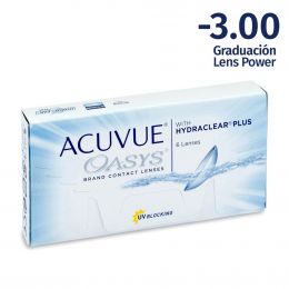 Acuvue Oasys -3.00 Esferico Contact Lenses 6 Units