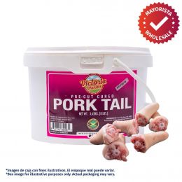 Victoria Farms Pork Tails, Bucket  3.62 kg / 8 lb