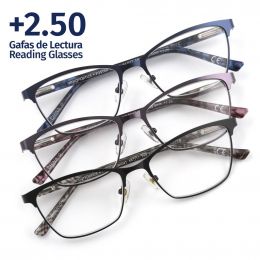 Foster Grant +2.50 Reading Glasses Addie Kiersey 3 Units