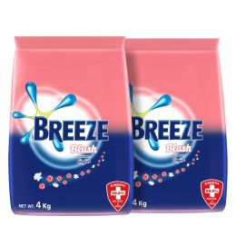 Breeze Blush Laundry Detergent Powder 2 Units / 4 kg