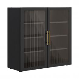 UltraHD Stackable 4-Shelf Storage Cabinet