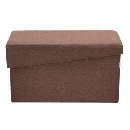 Seville Upholstered Storage Ottoman and Footrest 71.12 cm x 38.1 cm x 38.1 cm / 28" x 15" x 15"