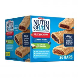 Kellogg's Nutri Grain Baked & Filled Cereal Bars 36 Bars / 37 g / 1.3 oz