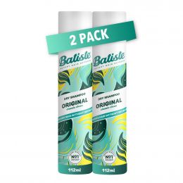 Batiste Original Dry Shampoo Oil Absorbing and Volumizing 2 Units / 112 mL / 3.81 oz