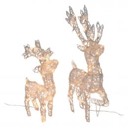 ’s Selection LED Christmas Deer Set 2 Units