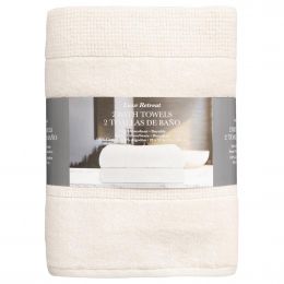 Ritz Cotton Bath Towel Set 2 Units / 71 cm x 132 cm / 28" x 52"