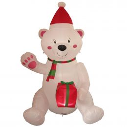 Selection Inflatable Christmas Bear or Gingerbread Figure 1.8 m / 6'
