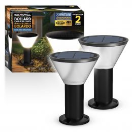 Bell + Howell LED Bollard Pathway Lights 2 Units