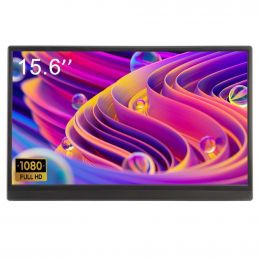 Harkn 39.62 cm / 15.6" Inches Portable Monitor FHD 1 080p with USB-C and HDMI 86200