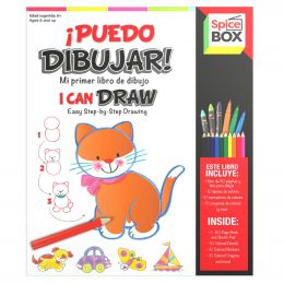SpiceBOX Learn and Draw Book Kit 37 Pieces