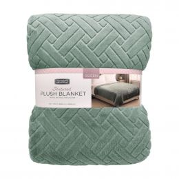 Selection Textured Queen Blanket 228.6 cm x 228.6 cm / 90" x 90"