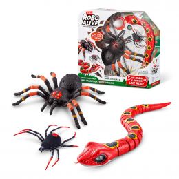 Robo Alive Spiders & Snake Motion Toy Set