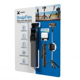 Xtech Portable Selfie Stick with Tripod and Wireless Shutter