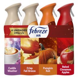 Febreze Air Effects Seasonal Air Freshener Spray 4 Units / 230 g / 8.1 oz