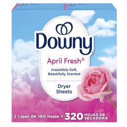 Downy April Fresh Dryer Sheets 2 Units / 160 Sheets
