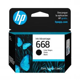 HP Black Original Ink Cartridge 668