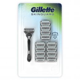 Gillette SkinGuard Sensitive Skin Razor with 13 Cartridges + Handle