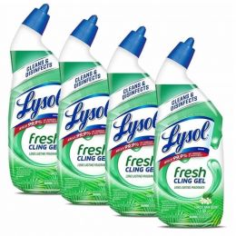 Lysol Forest Rain Toilet Bowl Cleaner Gel 4 Units / 709 mL