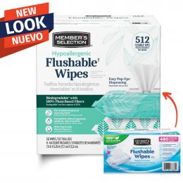 Selection Hypoallergenic Disposable Wet Wipes 8 Packs / 64 Units