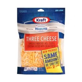 KRAFT THREE CHEESE PHIL 8oz