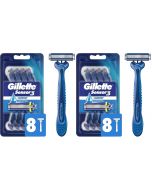 Gillette Sensor3 Comfort Pack of 2, 8 Count, Bundle of 2