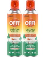 OFF! Outdoor Insect & Mosquito Repellent Fogger Pack of 2, 16 oz, Bundle of 2