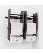 LIFETIME 80719 Wall Mounted Chair Rack Black