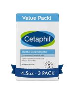 Cetaphil Gentle Cleansing Bar Pack Of 3, 4.5 Oz, Bundle of 3