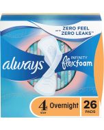 Always Infinity With FlexFoam Pads For Women 26 Count, Bundle of 3