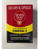 MAKJUNS Seven Seas Cod liver fish oil 100 Capsule, Bundle of 2