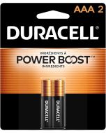 DURACELL Coppertop AAA Batteries with Power Boost Ingredients Pack of 1, 2 Count, Bundle of 6