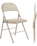 Sweetcrispy Folding Chair 2 Pack Metal Foldable 2 Pack