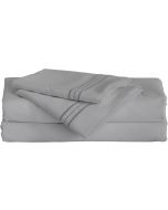 Furinno Angeland Vienne 4-Piece Microfiber Bed Sheet Set Microfiber 4-Piece, Bundle of 2