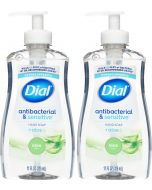 Dial Liquid Hand Soap Antibacterial Pack of 2, Bundle of 5