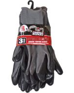 GREASE MONKEY Nitrile Coated 3Pk, Bundle of 2
