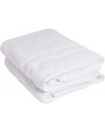 Living Fashions Luxury Bath Towels Large Cotton Set of 2, 54 Inch, 30 x 54 Inch